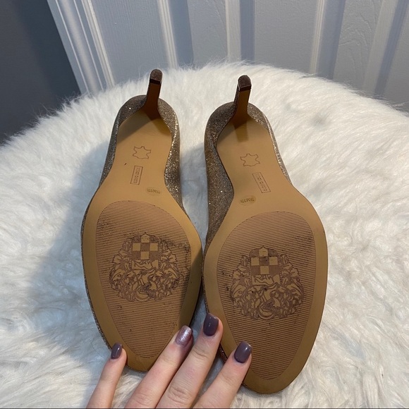 Vince Camuto Glitter Heels - Picture 3 of 5